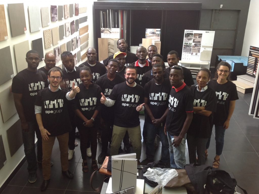 APE ha formado a alicatadores en el Congo